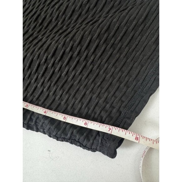 Black Scrunch Butt Bike Shorts XL Ruched Athleisure Gym Pocket Core BBL - Picture 7 of 7